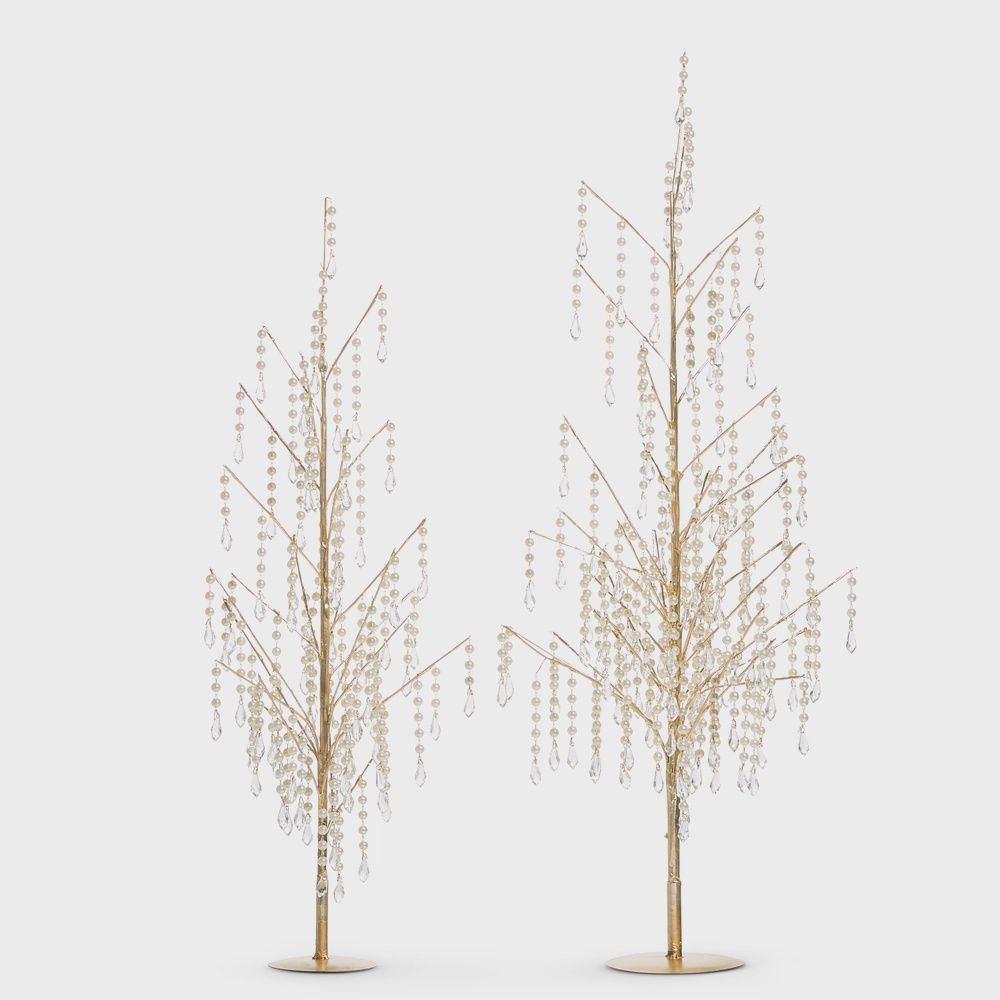 30" Dripping Pearl Trees