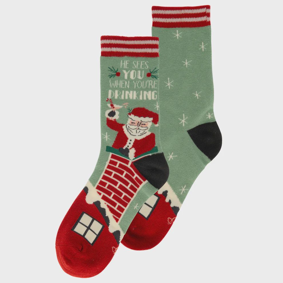 HOLIDAY SOCKS SANTA