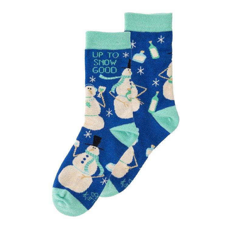 Holiday Snowmen Socks