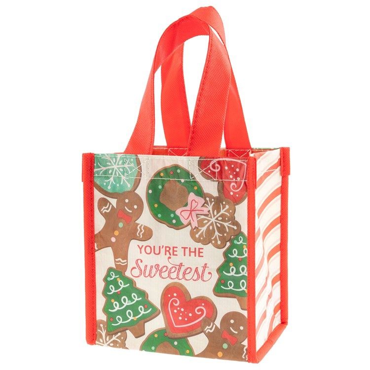 HOLIDAY RECYCLED GIFT BAG GINGERBREAD