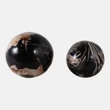 Petrified Wood Orbs