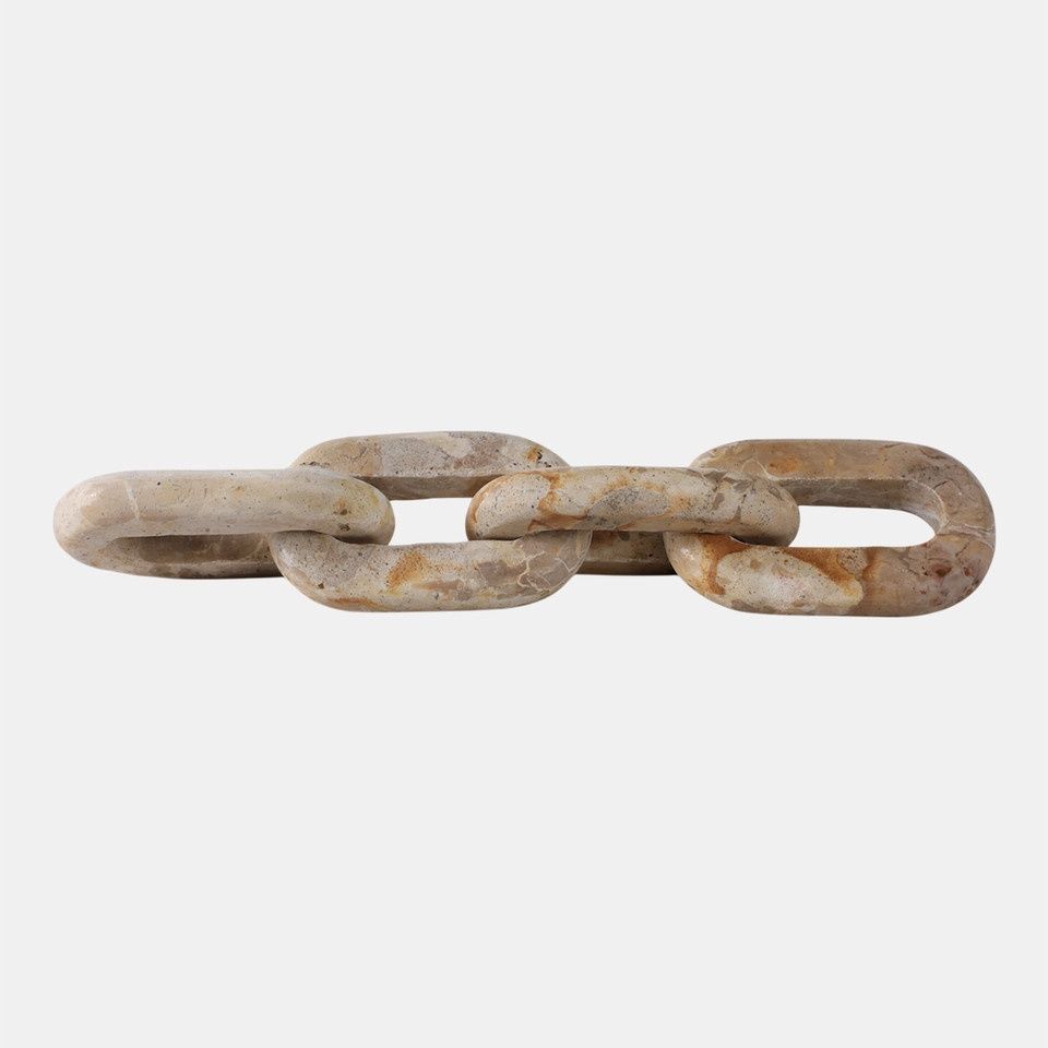 4-link Marble Chain, Light Leopard