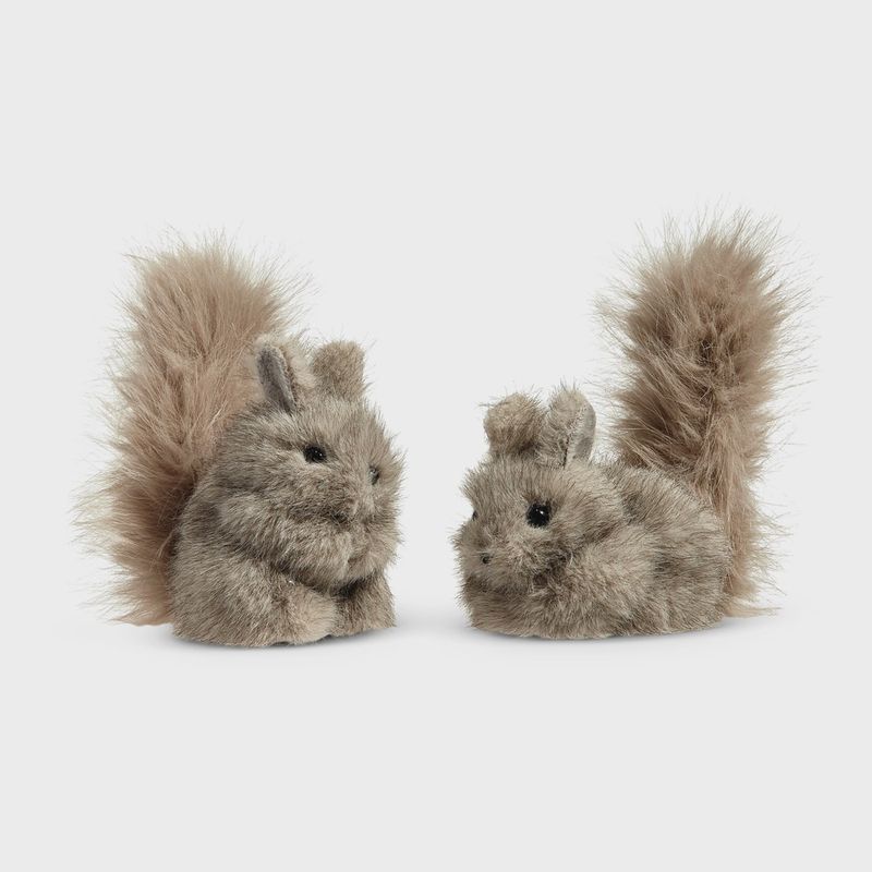 5.5" Grey Squirrel Ornament