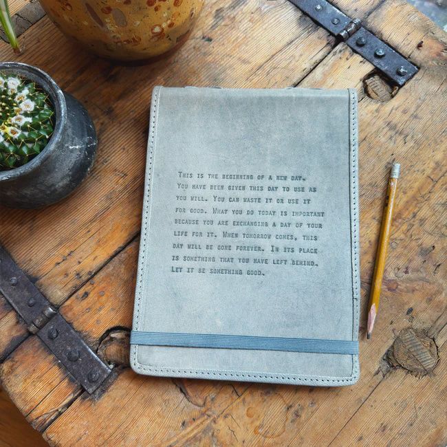 This Is The Beginning Leather Journal