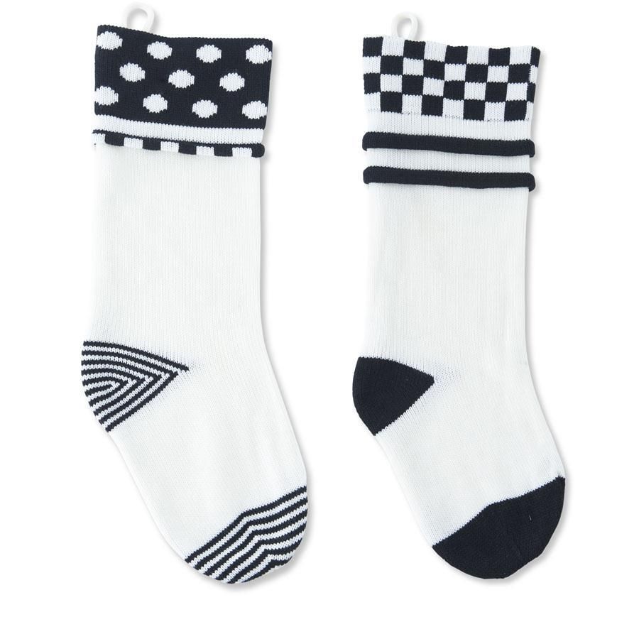 ASST 21" BLACK &amp; WHITE STOCKING