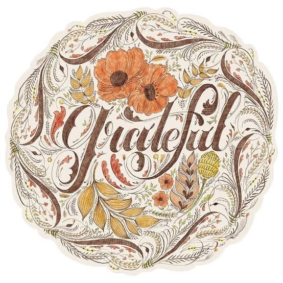 Die-cut Grateful Placemat