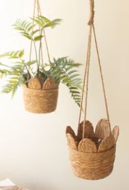 Woven Hang Planter Basket