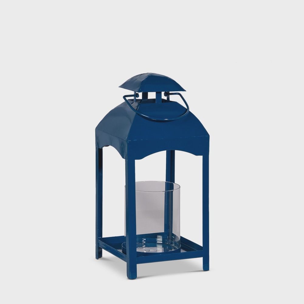14" Blue Lantern