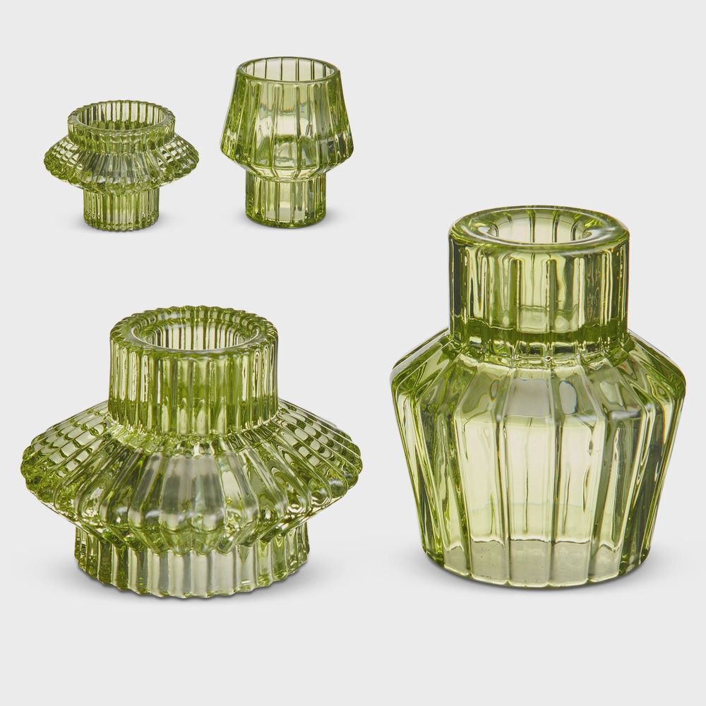 Vintage Green Candleholder