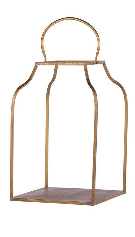 Metal Lantern Bronze LG