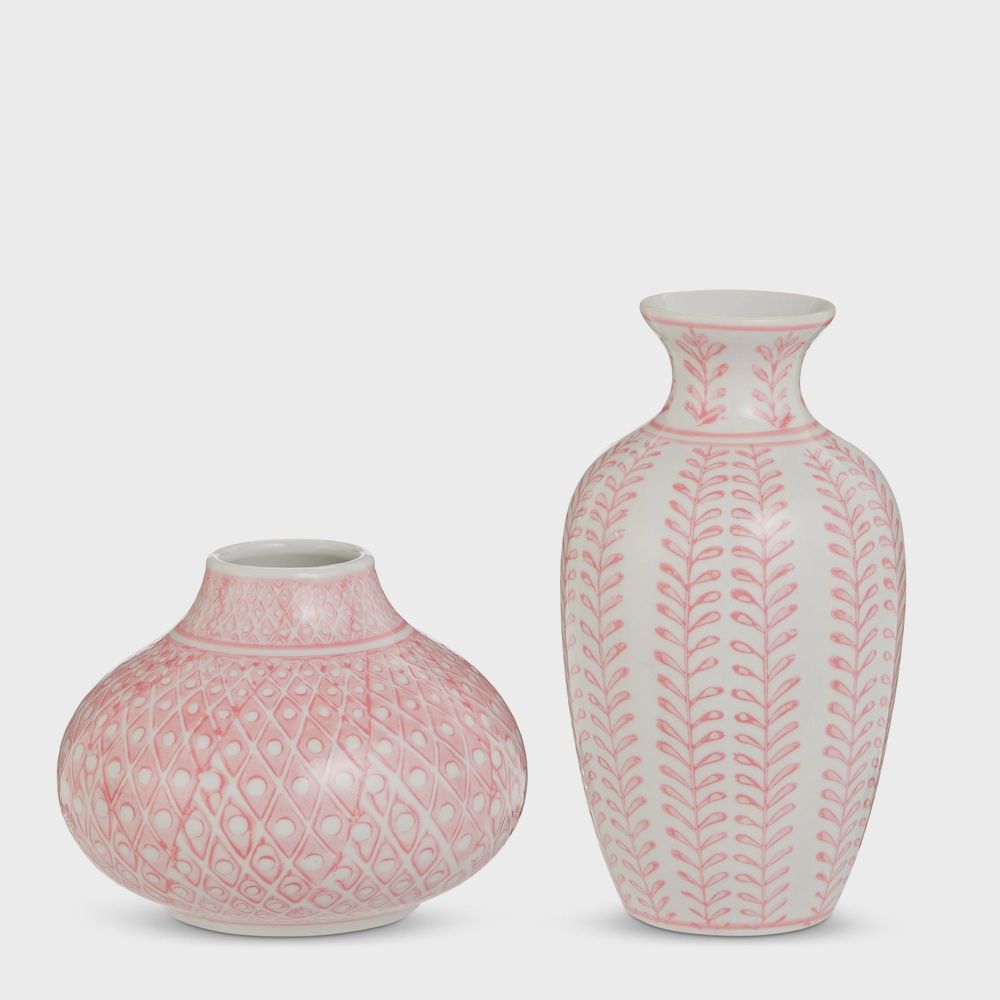 8" Pink Bud Vase