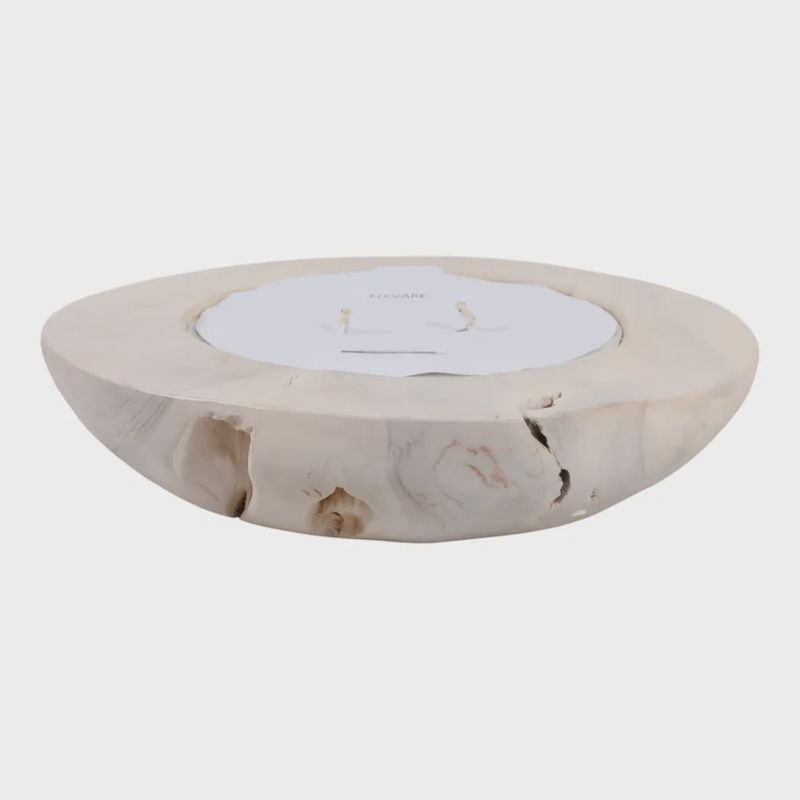 Blanco Teak Candle