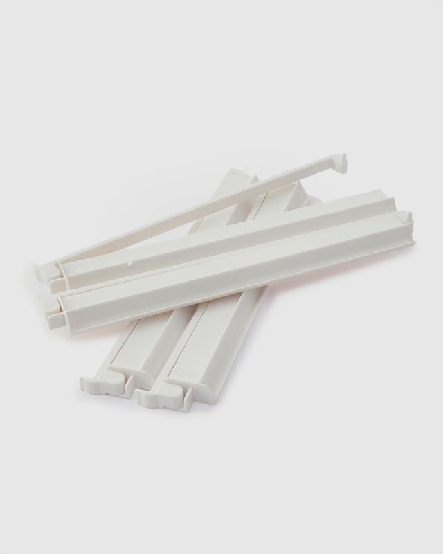 White Acrylic Rack &amp; Pusher Set