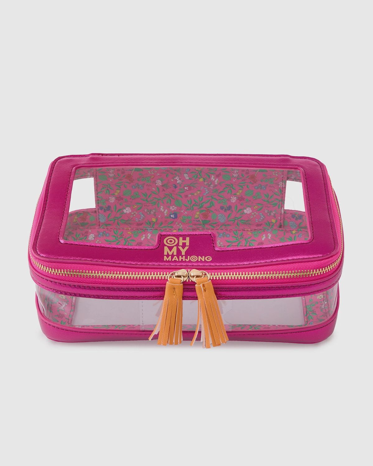 Metallic Pink Tile Storage Bag