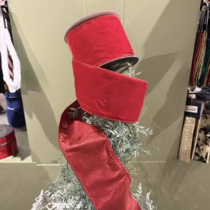 Velvet Met. Red 4"