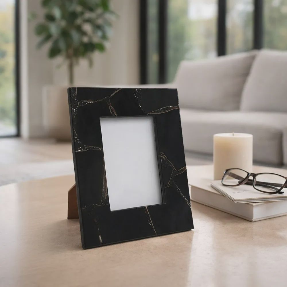 4X6 EDINA BLACK QUARTZ FRAME
