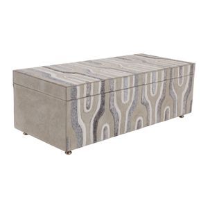 16" Glenford Jute and Tan Box
