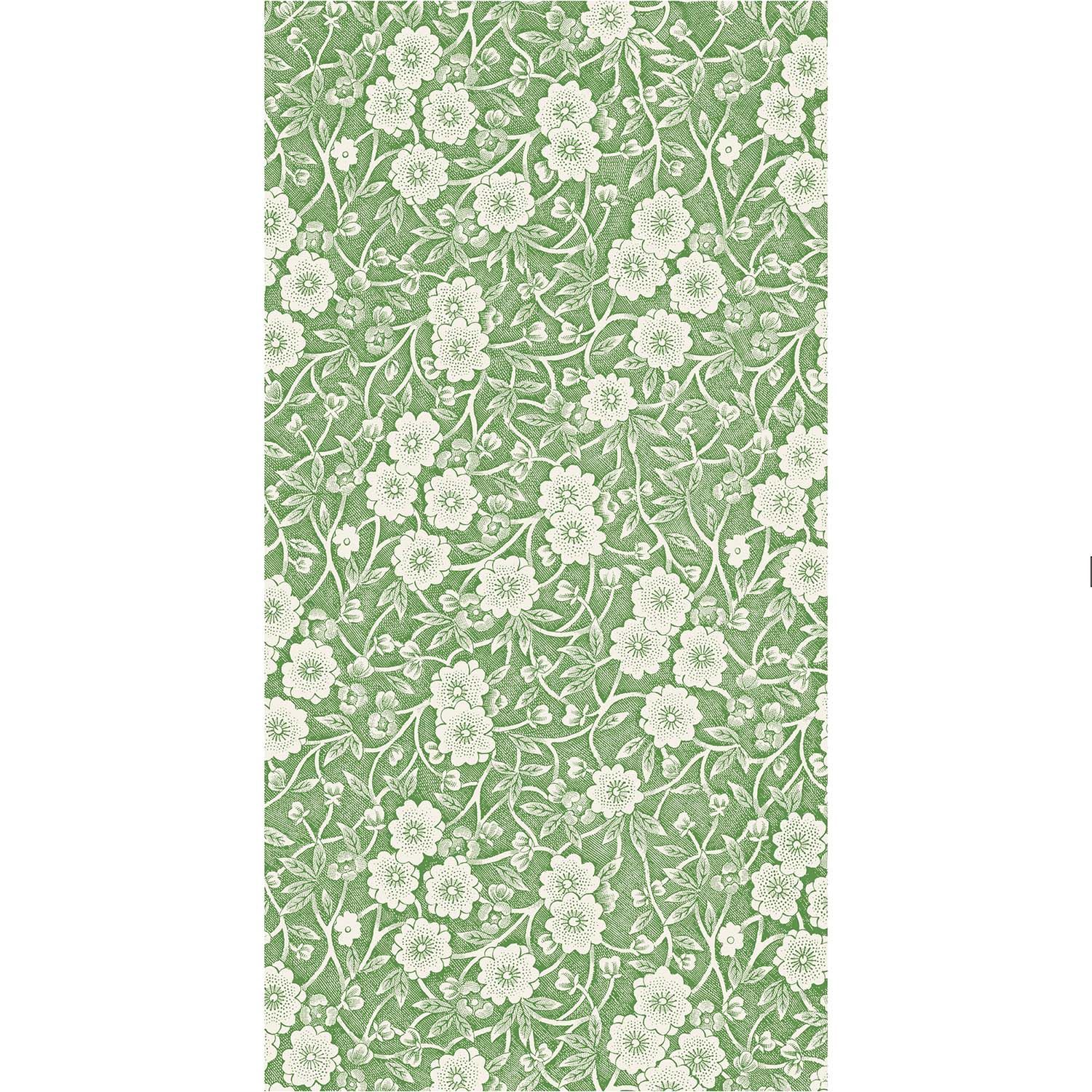 Green Calico Cocktail Napkin