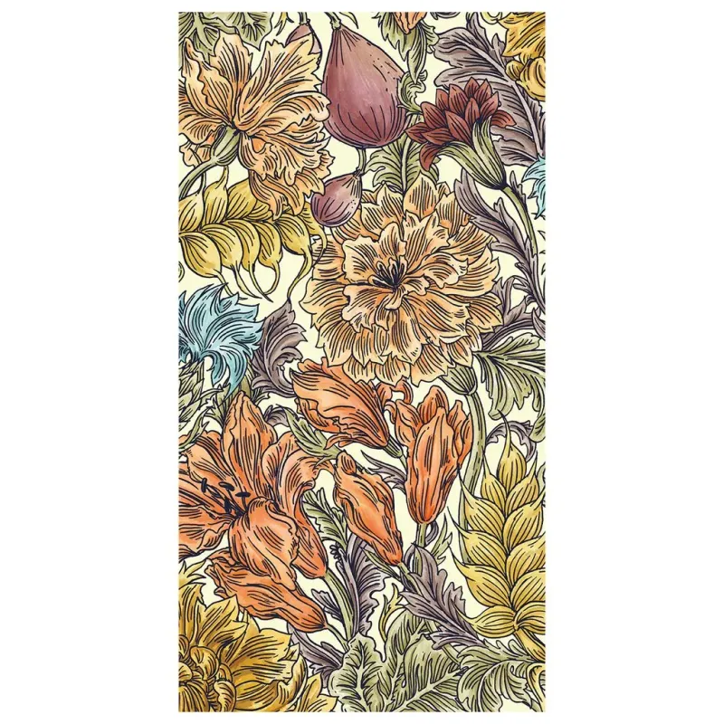 Autumn Acanthus Guest Napkin