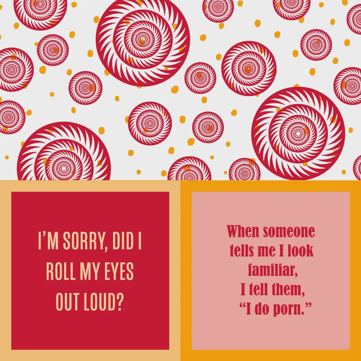 Roll my Eyes Napkin
