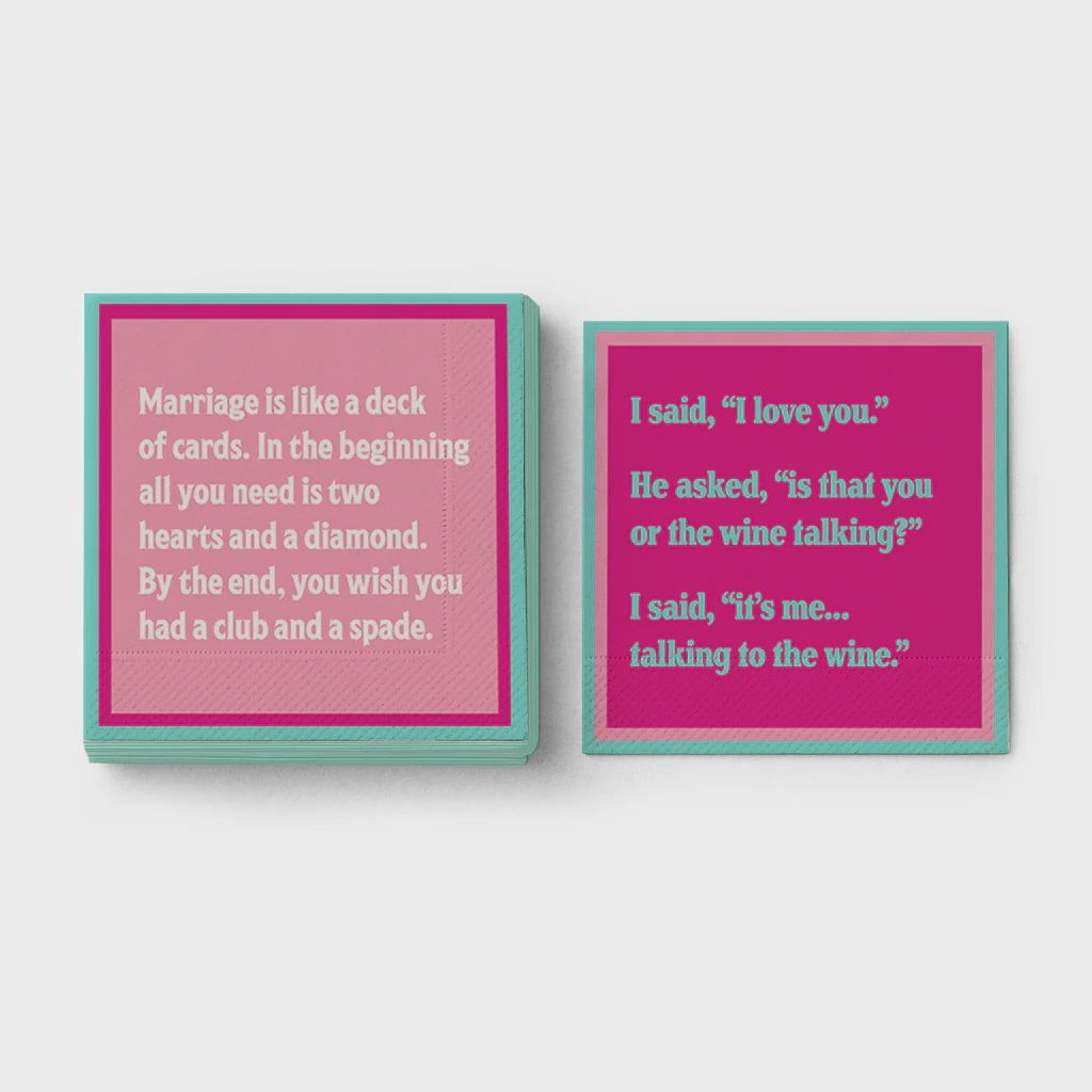 Wine Talking Napkin