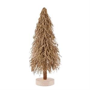 13" TEA TREE/ WOOD BASE