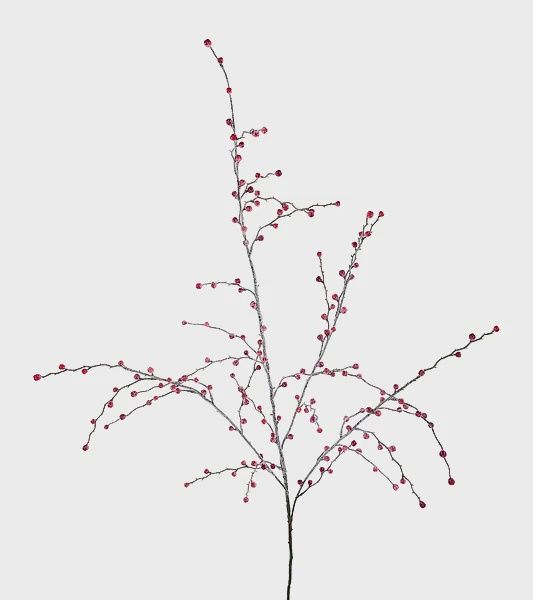 37" PLASTIC FROSTED BERRY SPRAY
