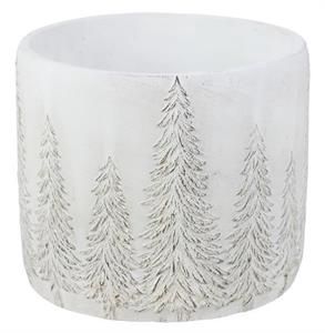 7" CEMENT PLANTER W/PINES