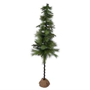 5' MIXED PINE/PINECONE/PENCIL TREE