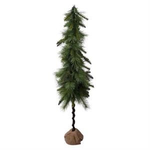 4' MIXED PINE/PINECONE/PENCIL TREE