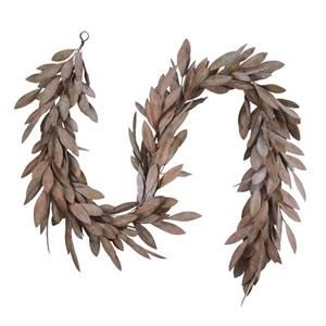 6' Washed Bay Leaf Garland