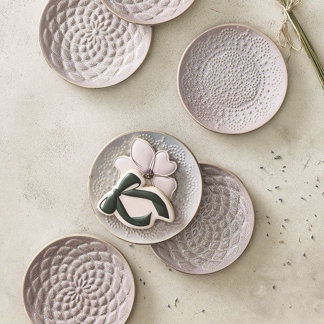 Lilac Stamped App. Plate