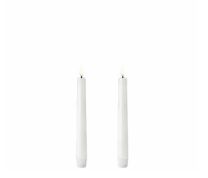 8" LED Taper, Nordic White- 2