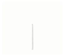 15" LED Tall Taper, Nordic White