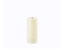 3 x 8" LED pillar candle, Ivory