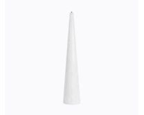 3x20" LED Cone Candle, Nordic White