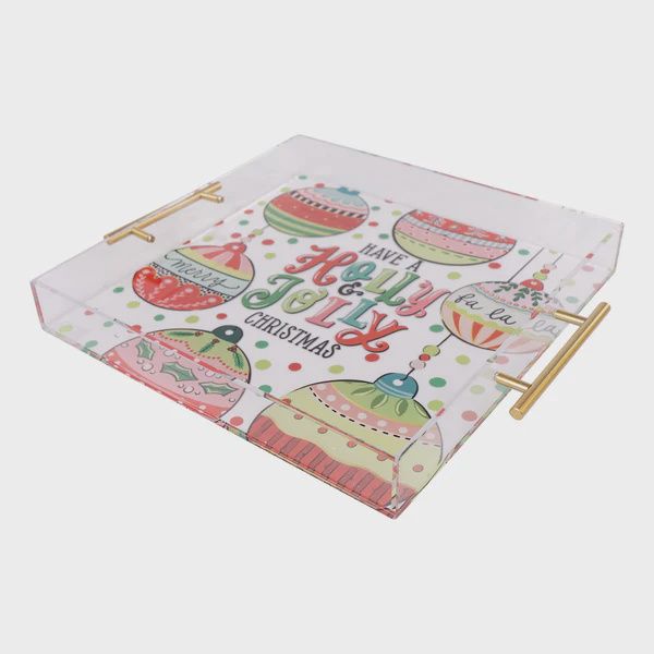 Holly Jolly Orn Tray