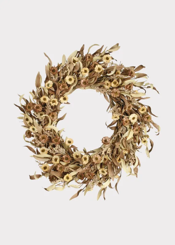 24" Autumn Millet Wreath