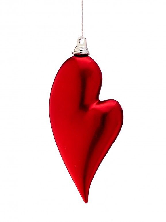 12" MODERN HEART FINIAL