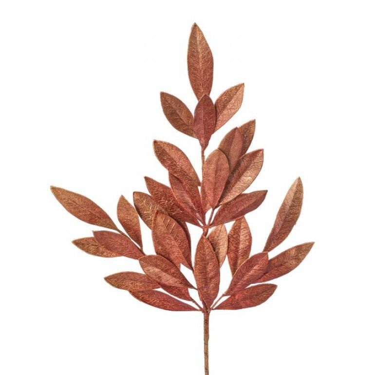 20.5" Sparkle Bay Leaf Spray