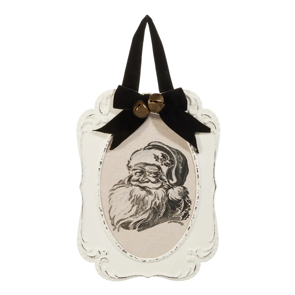 12" Santa Wall Art