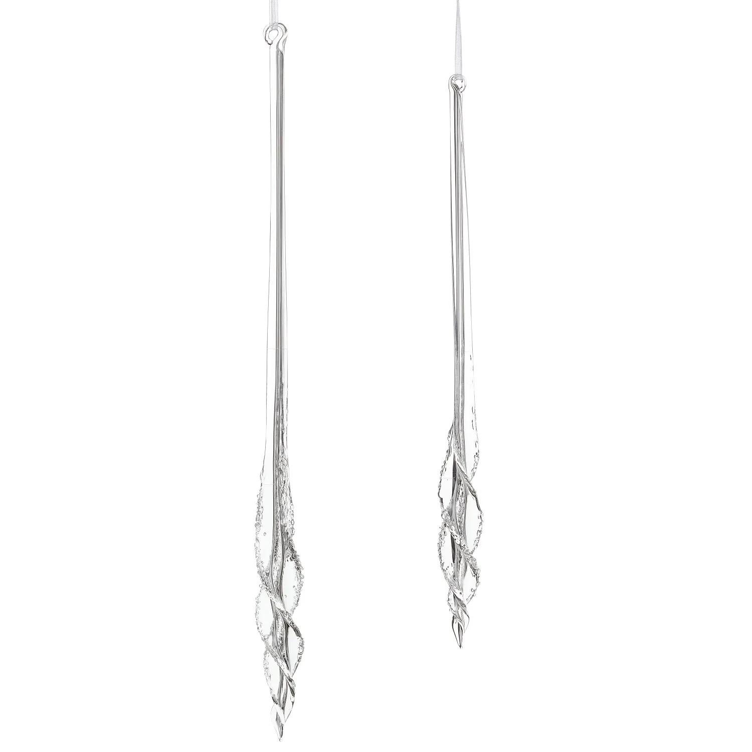 15" Spiral Icicle Orn
