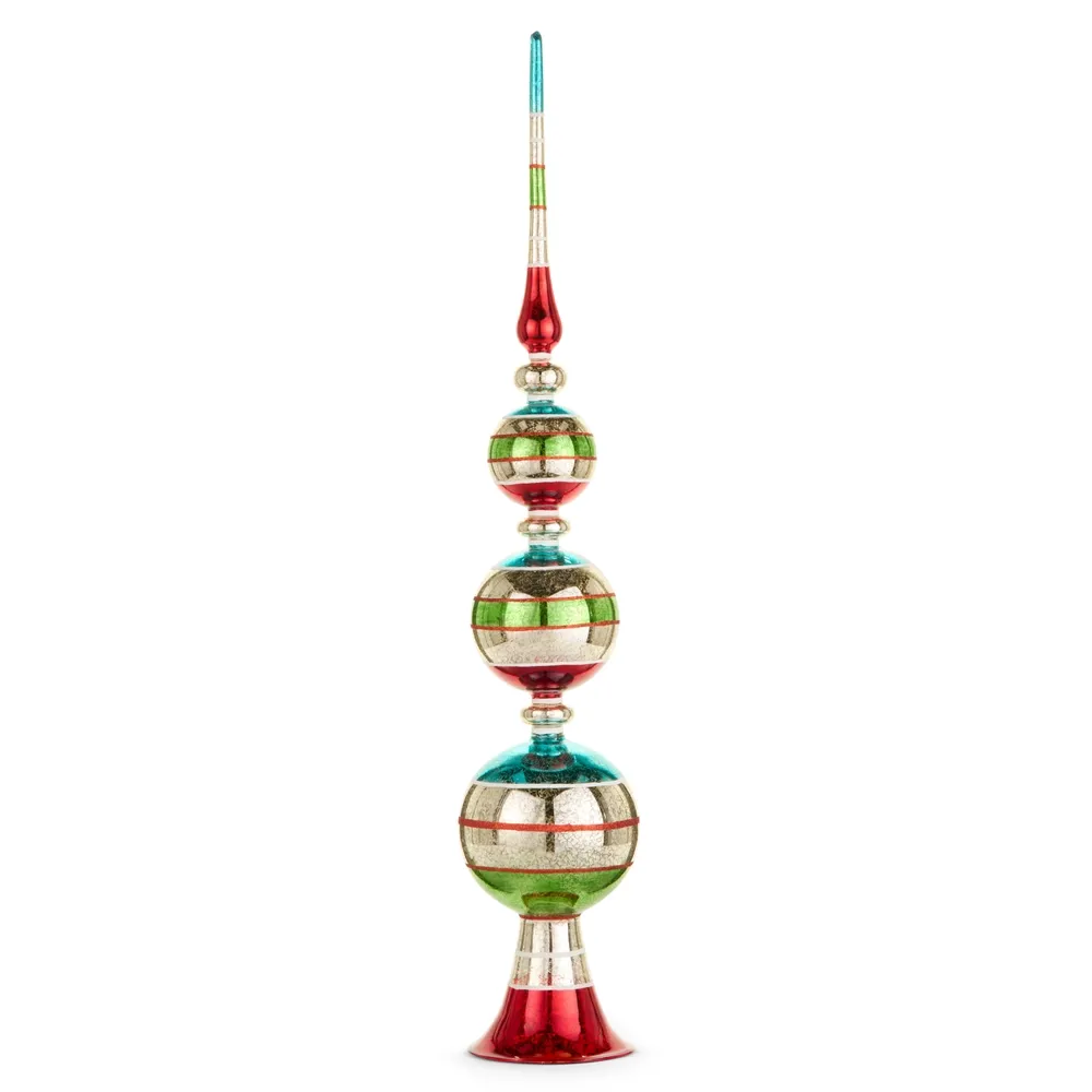 33" Multicolor Finial Orn