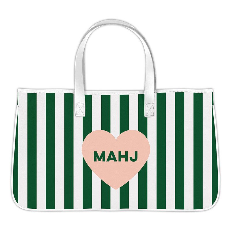 Canvas Tote- Mahj Heart