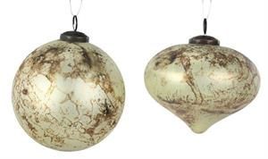 5" RUSTIC BALL/ONI CHAMP. ORN