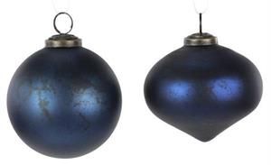 4" RUSTIC ASST. NAVY ORN