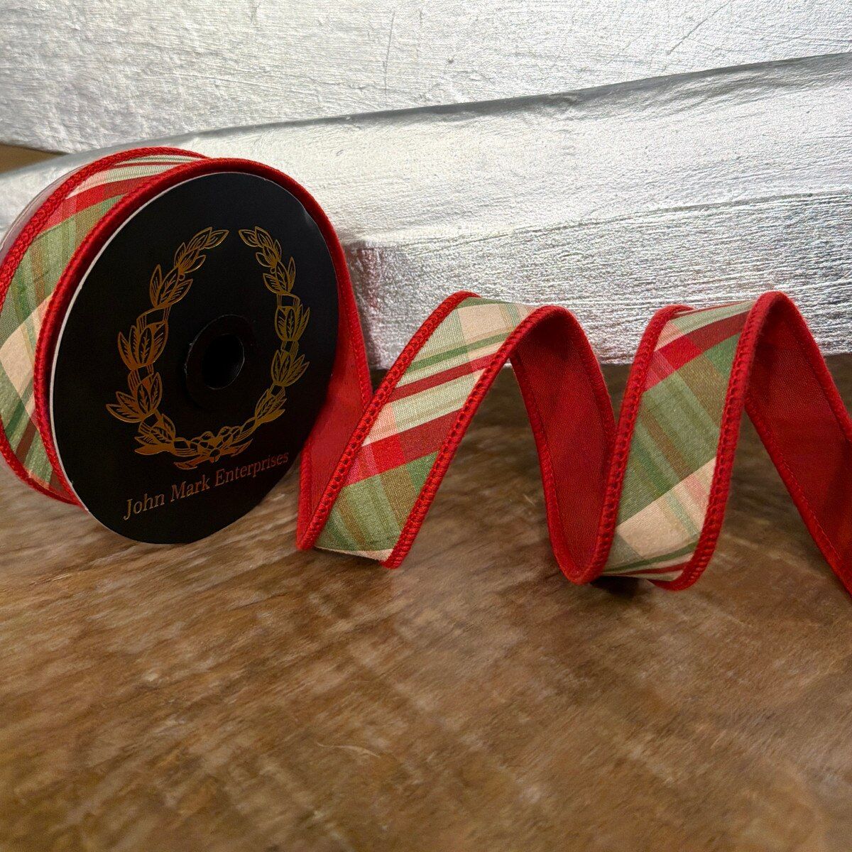 Holiday Plaid Tafetta Ribbon