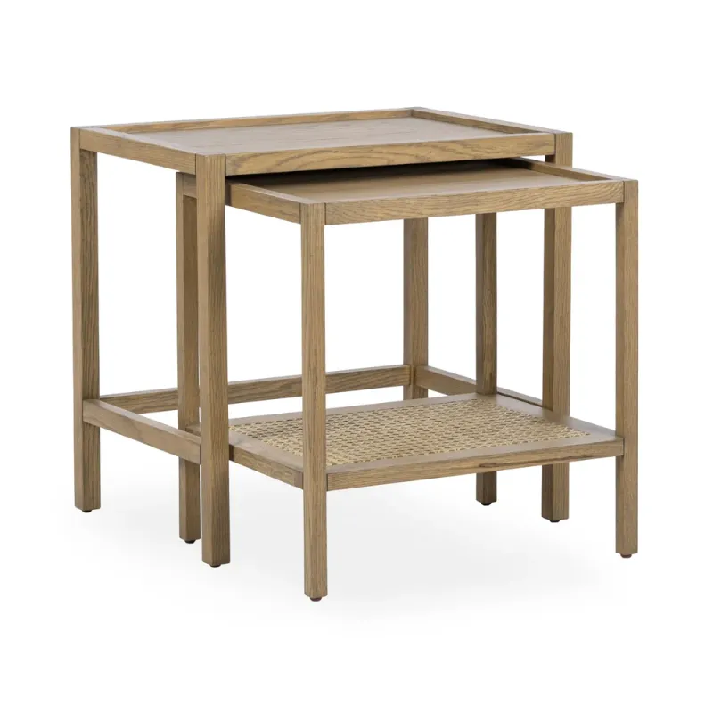 Devin Nesting Accent Tables, Khaki