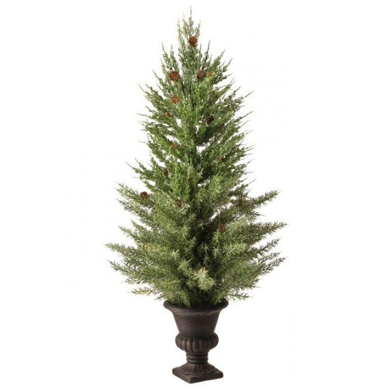 40" Potted Spruce in Urn