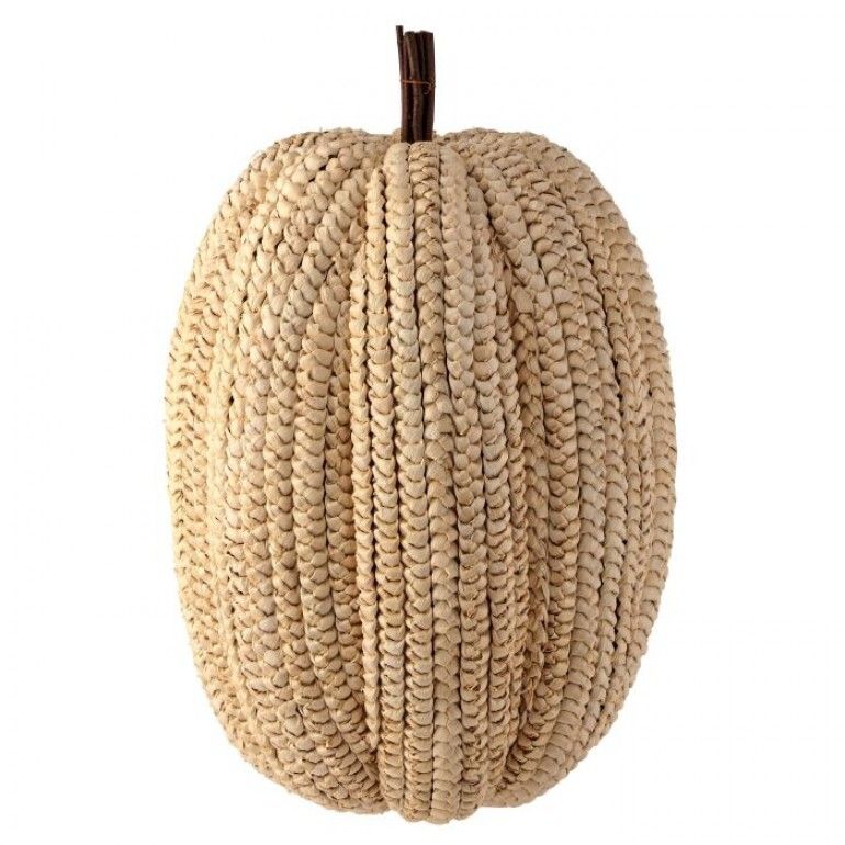 27" Basket Weave Pumpkin